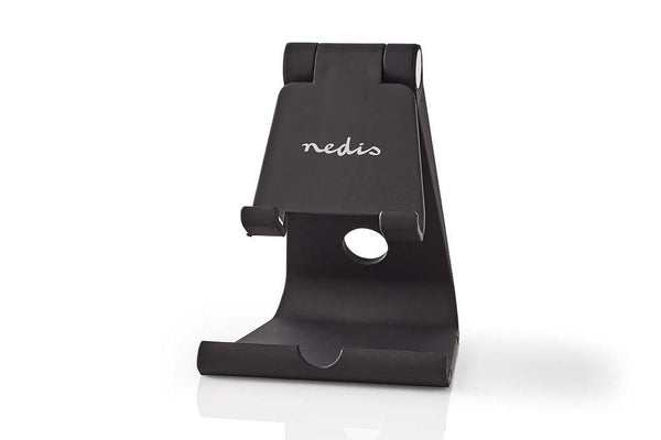 Nedis Desk Phone Stand Tablet Holder Adjustable Viewing Angle Black