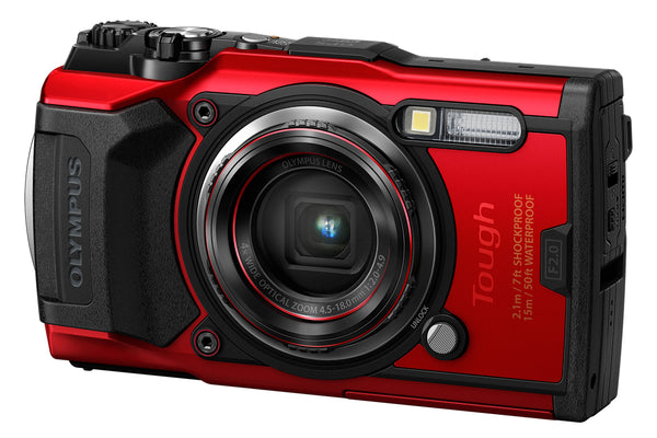 Olympus TG-6 12MP 4x Zoom Tough Compact Camera - Red