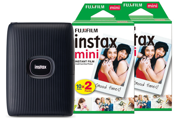 Fujifilm Instax Mini Link 2 Wireless Photo Printer with 40 Shot Pack - Space Blue