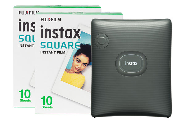 Fujifilm Instax Square Link Wireless Smartphone Photo Printer with 20 Shot Pack - Green