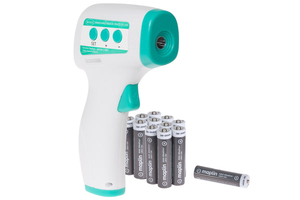 Maplin Thermometer for Adults, Baby Thermometer inc 12x AAA Batteries for Instant Reading, LCD Display