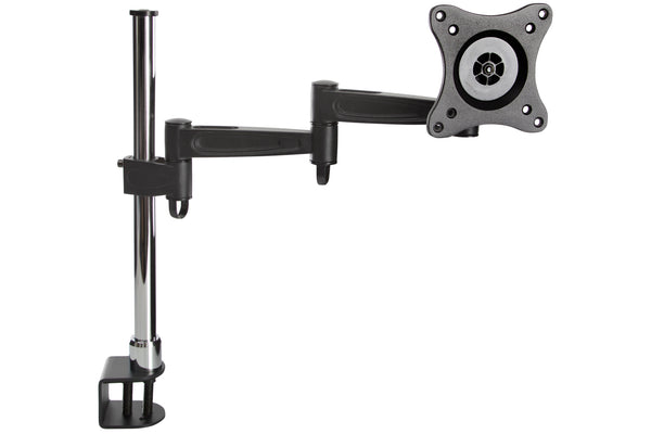 ProperAV Swing Arm Desk PC Monitor Mount Short Desk Clamp 17''- 34'' VESA Max 100x100