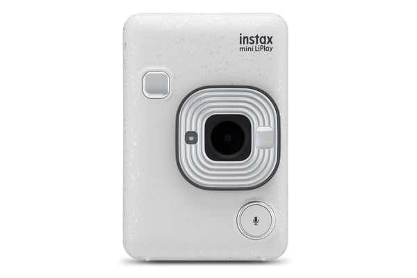 Fujifilm Instax Mini LiPlay Hybrid Instant Camera - Stone White (Camera Only)