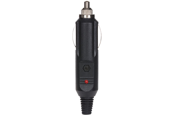 Maplin 12V Cigarette Lighter Plug with LED Power Indicator & Strain Relief