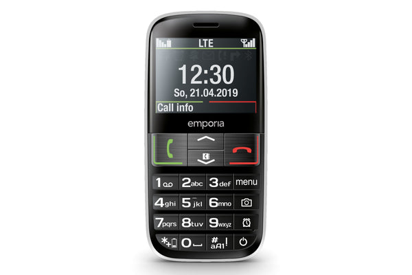 Emporia Active 4G Bar-Style Mobile Phone with Extra Large Keys - Black