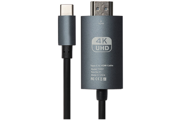 Maplin USB-C to HDMI Cable supports Ultra HD 4k@30Hz 3m