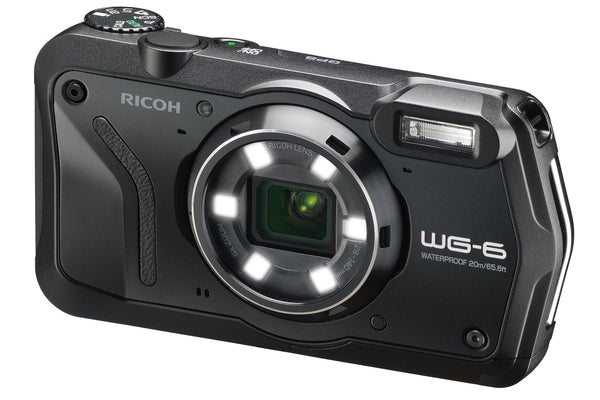 Ricoh WG-6 20MP 5x Zoom Tough Compact Camera - Black