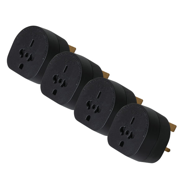 Maplin World Wide to UK Travel Adapter Plug Pack of 4 White