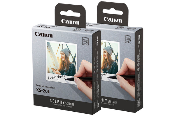 Canon XS-20L 2.7" x 2.7" Square Photo Paper for QX10 Printer - 40 Shots