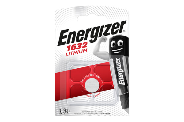 Energizer CR1632 3V Lithium Coin Cell Battery