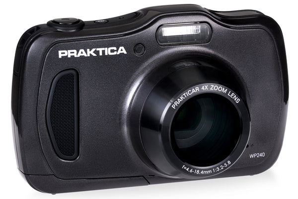 PRAKTICA Luxmedia WP240 20MP 4x Zoom Waterproof Compact Camera - Graphite