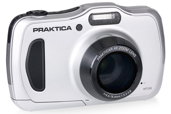 PRAKTICA Luxmedia WP240 20MP 4x Zoom Waterproof Compact Camera - Silver