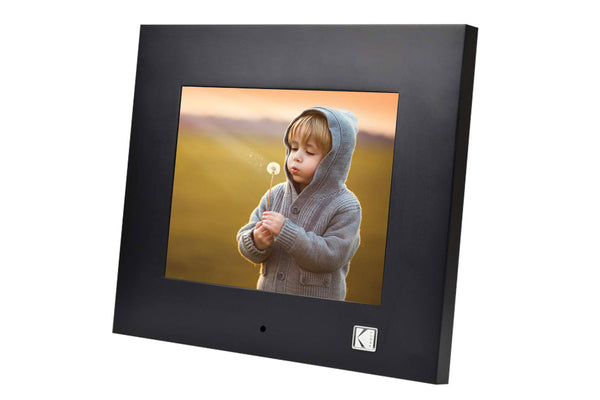 Kodak 1024 x 768 IPS Display 8" Digital Photo Frame Built in 8GB - Ebony Black