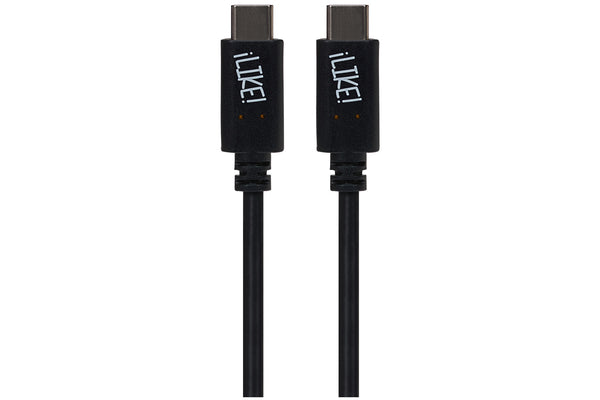 Maplin USB-C to USB-C Cable Braided 3.2 Gen2 10Gbps 100W Super Speed Power Delivery 1m