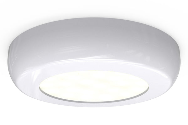 4lite Circle Cabinet Mains Powered 132 Lumens LED Light - White