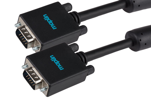 Maplin VGA to VGA 15 Pin Cable 1.5m Black