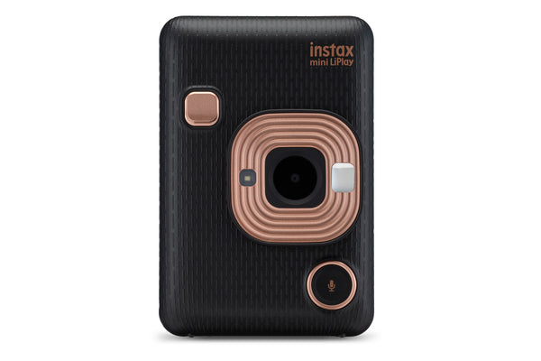 Fujifilm Instax Mini LiPlay Hybrid Instant Camera - Elegant Black (Camera Only)