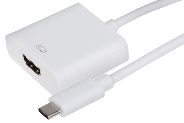 Nikkai USB-C to HDMI Adapter Supports Ultra HD V3.1 4K@30Hz 0.12m Cable