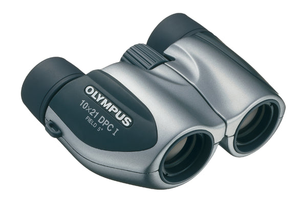 Olympus 10x21 DPC I Binoculars with Case - Silver