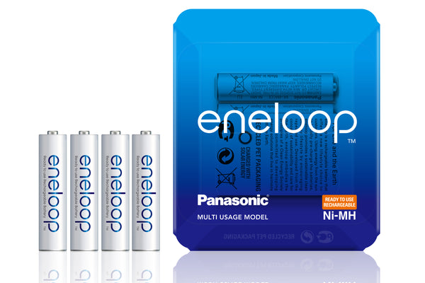 Panasonic ENELOOP Rechargeable Ni-MH AAA Batteries - Pack of 4
