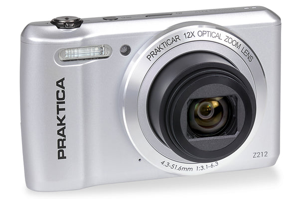 PRAKTICA Luxmedia Z212 20MP 12x Zoom Compact Camera - Silver