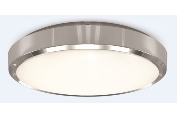 4lite WiZ Connected IP54 Smart LED Wall & Ceiling Light - Chrome
