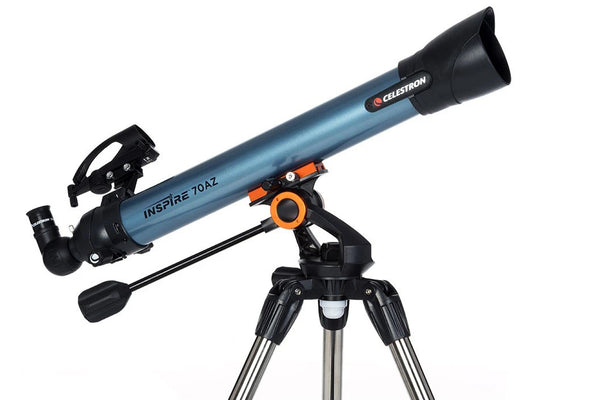 Celestron Inspire 70AZ Refractor Telescope - Blue