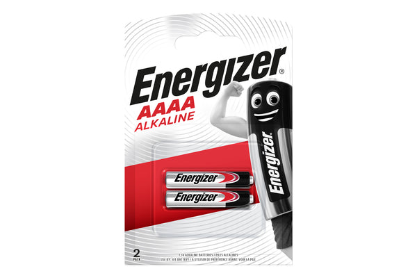 Energizer Alkaline AAAA Batteries - Pack of 2