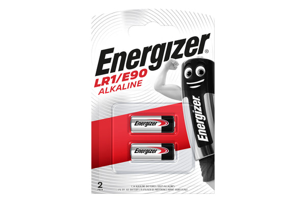 Energizer LR1/E90 Alkaline Batteries - Pack of 2
