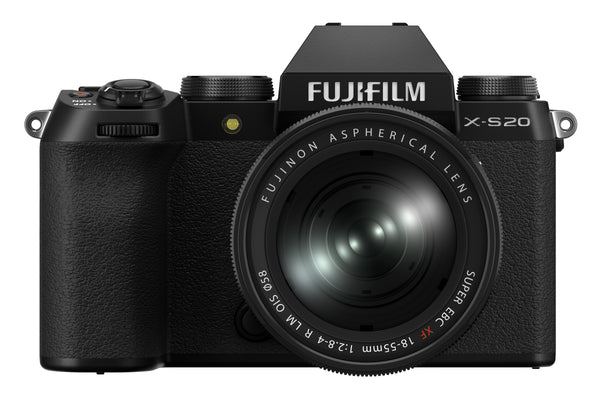 Fujifilm X-S20 Mirrorless Digital Camera with XF 18-55mm f/2.8-4 R LM OIS Lens - Black