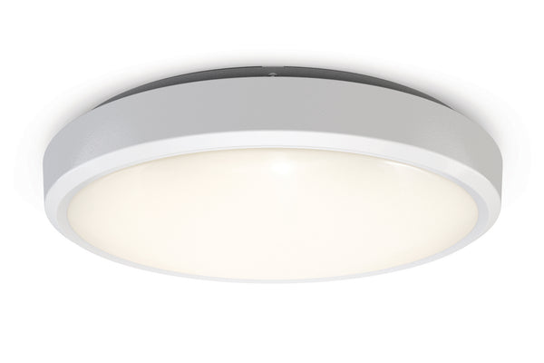4lite IP54 Surface Circular Wall/Ceiling LED Light - White