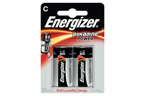 Energizer LR14 Max Power Alkaline C Batteries - Pack of 2