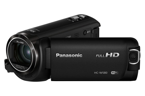Panasonic HC-W580 HD Camcorder 50x Optical Zoom, 3" LCD, WiFi, SD/SDHC/SDXC Compatible - Black