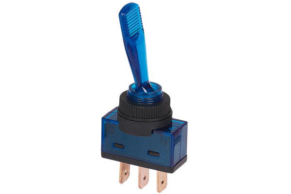 Maplin SPST Illuminated Toggle Switch - Blue