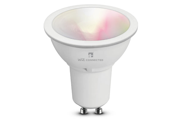 4lite Wiz Connected Dimmable Multicolour WiFi LED Smart Bulb - GU10