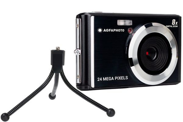 Agfa Photo Realishot DC5500 Compact Digital Camera with Mini Flexi Tripod  Black