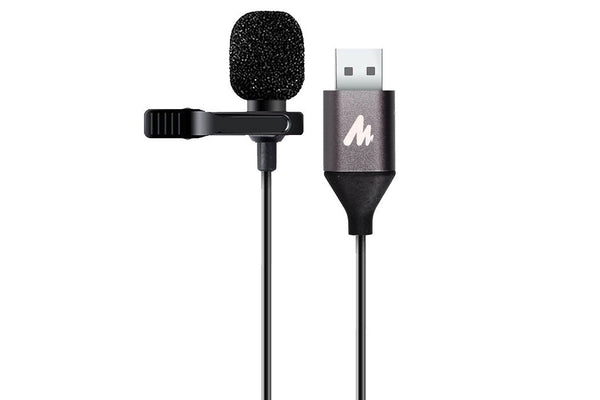 Maono Lavalier USB-A Microphone Omnidirectional Electret Condenser 24Bit