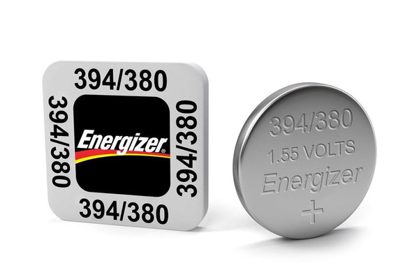 Energizer S72 394/380 Silver Oxide Coin Cell Battery