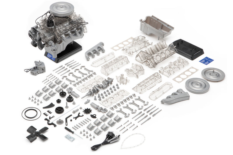 Franzis Ford Mustang 1965  K-code V8 Engine Scale Model Assembly Kit